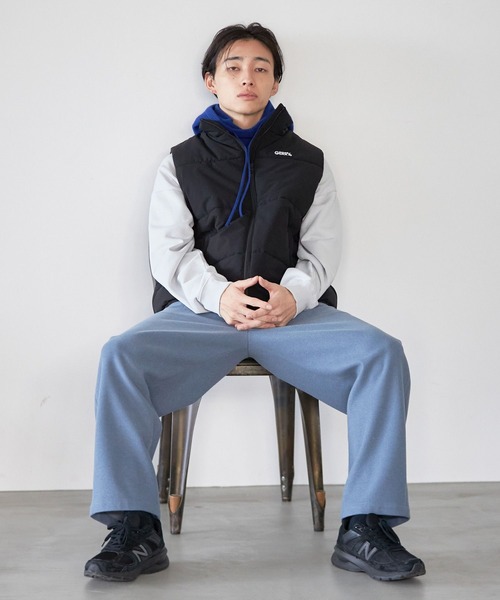 LOWRYS FARM（ローリーズファーム）の「ＧＥＲＲＹＺＩＰベスト　169537（その他アウター・メンズ・ブラック/ブルー・MEDIUM/LARGE）」の13枚目の写真