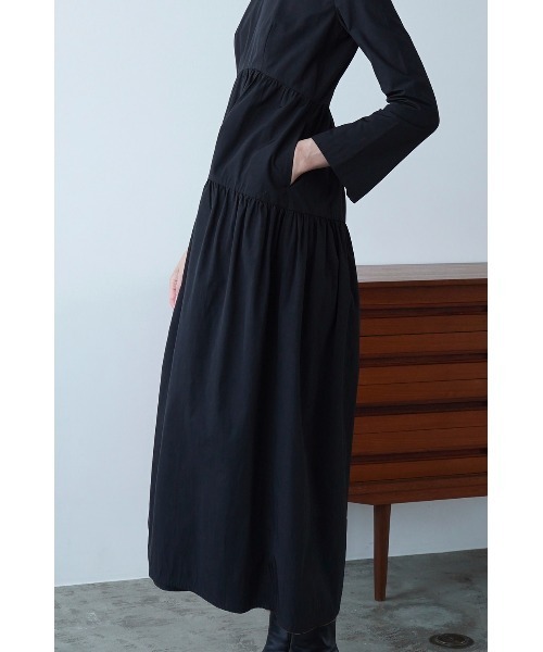 Clane クラネ　ティアード　ワンピース　ブラック セール】BIG DOT OPAL ONEPIECE（ワンピース）｜CLANE（クラネ