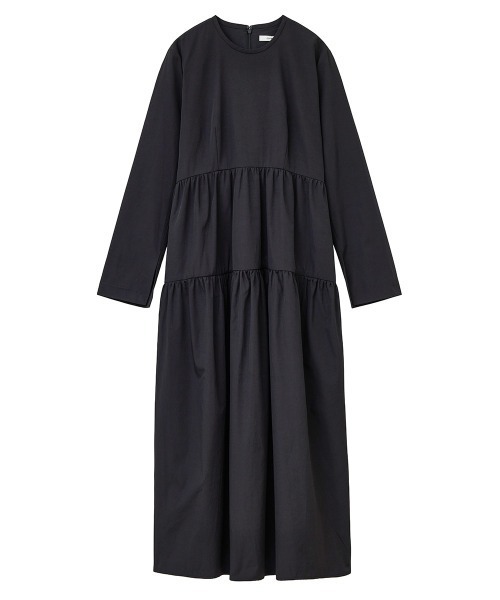 CLANE(クラネ)の「CLANE/クラネ/TIERED ONE PIECE(ワンピース・メンズ・ベージュ/グリーン/ブラック・1)」の10枚目の写真