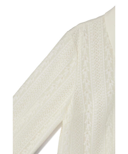 JILL STUART(ジルスチュアート)の「◆エマレースブラウス(シャツ/ブラウス・レディース・ブラック/ホワイト・SMALL/MEDIUM)」の19枚目の写真