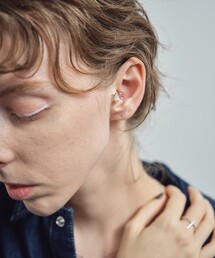 and cloud | Pearl / Cross Set Tragus Cuff(イヤーカフ)