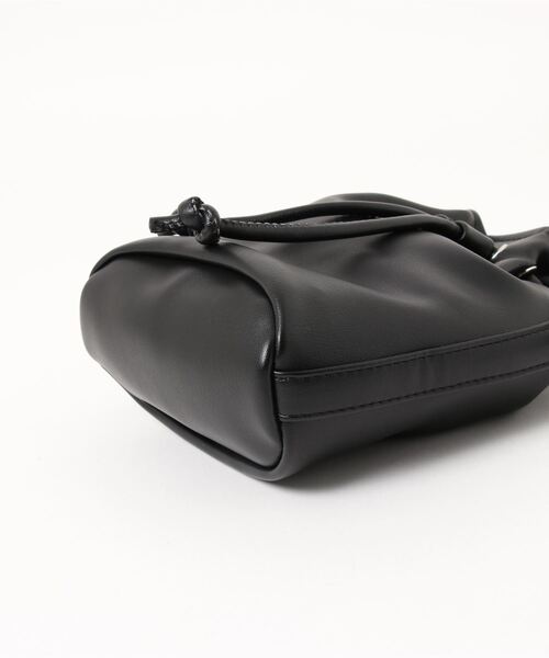 ap retro（アプレトロ）の「巾着ミニショルダーバッグ（ショルダーバッグ・レディース・ブラック/ブラウン/ホワイト・FREE）」の13枚目の写真