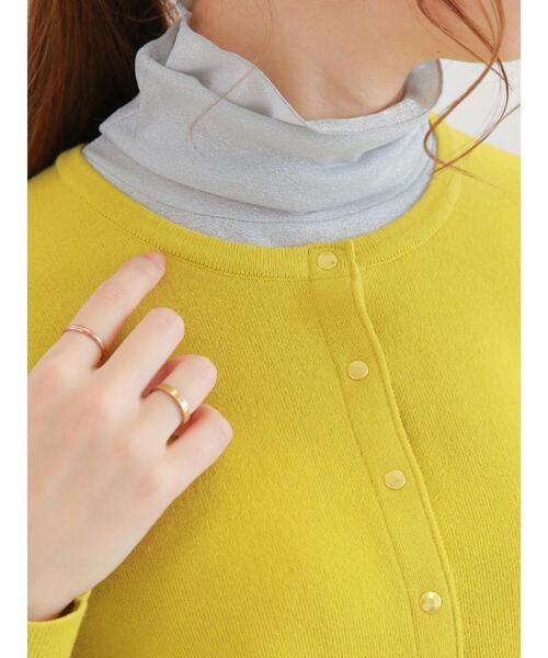 Te chichi（テチチ）の「ラメタートルネックカットソー（Tシャツ/カットソー・レディース・ゴールド/シルバー/ブラック・ﾌﾘ-）」の4枚目の写真