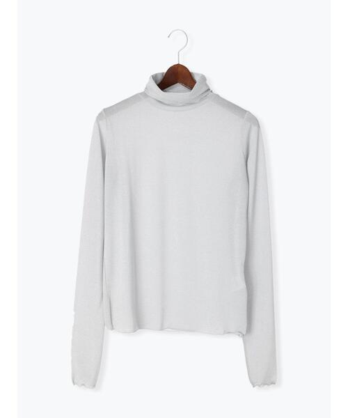 Te chichi（テチチ）の「ラメタートルネックカットソー（Tシャツ/カットソー・レディース・ゴールド/シルバー/ブラック・ﾌﾘ-）」の11枚目の写真