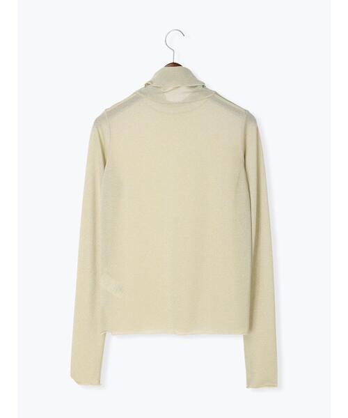 Te chichi（テチチ）の「ラメタートルネックカットソー（Tシャツ/カットソー・レディース・ゴールド/シルバー/ブラック・ﾌﾘ-）」の14枚目の写真