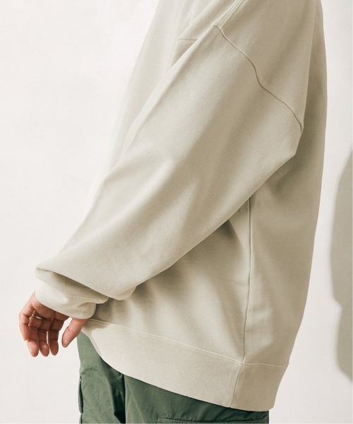 JOURNAL STANDARD relume（ジャーナルスタンダード　レリューム）の「CALIFORNIA UPCYCLE クルーネックスウェット（スウェット・メンズ・ライトグレー/ダークブルー/ブラック系その他/イエロー・MEDIUM/LARGE）」の13枚目の写真