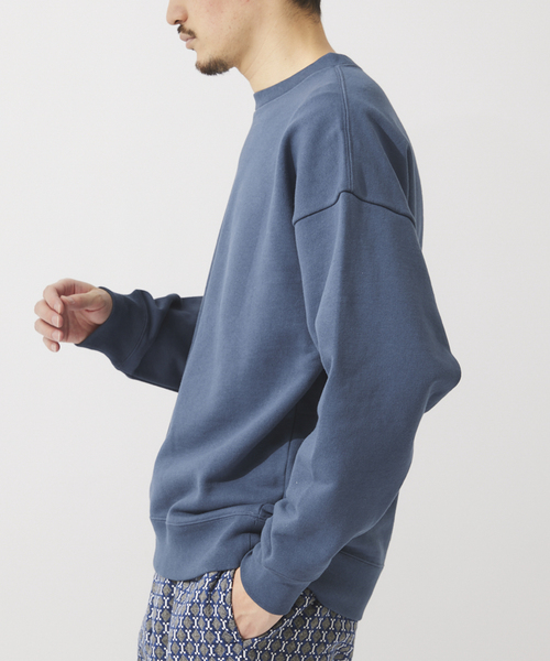 JOURNAL STANDARD relume（ジャーナルスタンダード　レリューム）の「CALIFORNIA UPCYCLE クルーネックスウェット（スウェット・メンズ・ライトグレー/ダークブルー/ブラック系その他/イエロー・MEDIUM/LARGE）」の10枚目の写真