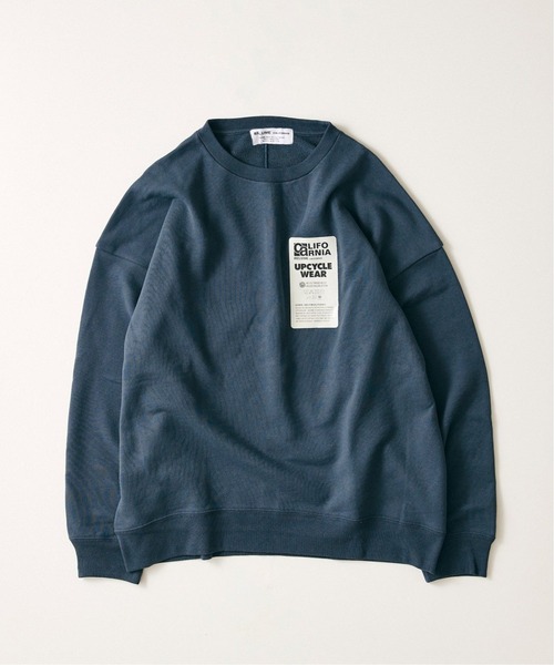 JOURNAL STANDARD relume（ジャーナルスタンダード　レリューム）の「CALIFORNIA UPCYCLE クルーネックスウェット（スウェット・メンズ・ライトグレー/ダークブルー/ブラック系その他/イエロー・MEDIUM/LARGE）」の22枚目の写真