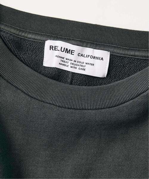 JOURNAL STANDARD relume（ジャーナルスタンダード　レリューム）の「CALIFORNIA UPCYCLE クルーネックスウェット（スウェット・メンズ・ライトグレー/ダークブルー/ブラック系その他/イエロー・MEDIUM/LARGE）」の16枚目の写真