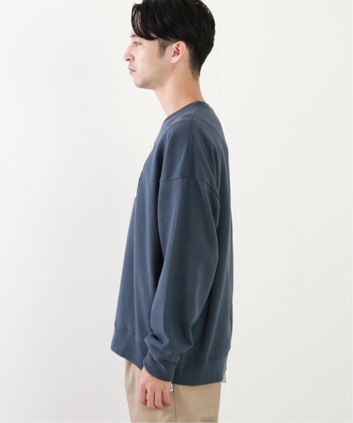 JOURNAL STANDARD relume（ジャーナルスタンダード　レリューム）の「CALIFORNIA UPCYCLE クルーネックスウェット（スウェット・メンズ・ライトグレー/ダークブルー/ブラック系その他/イエロー・MEDIUM/LARGE）」の12枚目の写真
