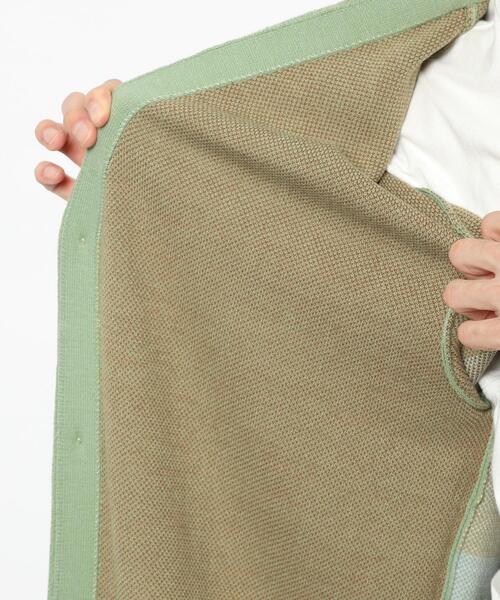 coen（コーエン）の「［洗える］トライバル柄ジャガードニットカーディガン（カーディガン/ボレロ・メンズ・ライム/ベージュ・S/M/L/XL）」の20枚目の写真