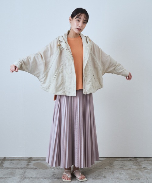 audrey and john wad（オードリーアンドジョンワッド）の「ミラノリブクルーネックプルオーバー -手洗い可-（ニット/セーター・レディース・ブラック/ライトグリーン/オレンジ・FREE）」の16枚目の写真