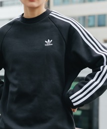 adidas/アディダス ORI 3 STRIPES CR アディカラー クラシックス 3ストライプ クルースウェット ラグラン ロゴ