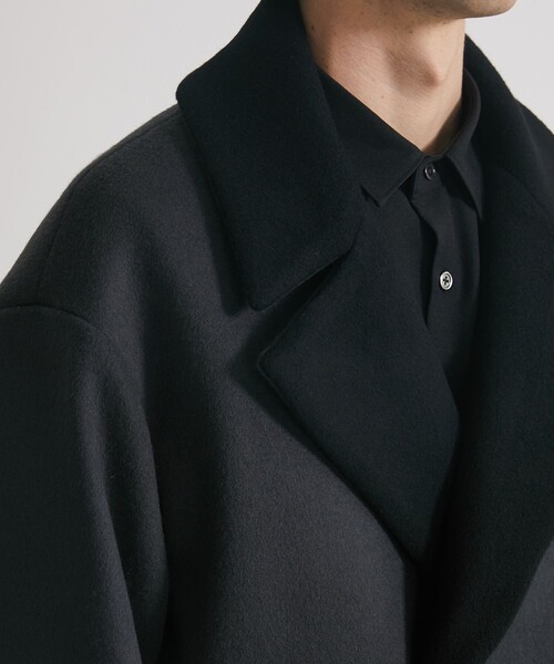 UNITED TOKYO（ユナイテッドトウキョウ）の「COLOR BLOCK ULSTER COAT（ダウンジャケット/コート・メンズ・ネイビー/ダークグレー・2/1）」の9枚目の写真