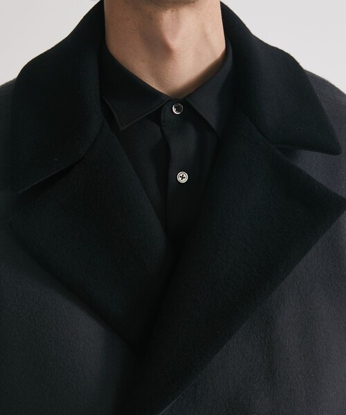 UNITED TOKYO（ユナイテッドトウキョウ）の「COLOR BLOCK ULSTER COAT（ダウンジャケット/コート・メンズ・ネイビー/ダークグレー・2/1）」の10枚目の写真