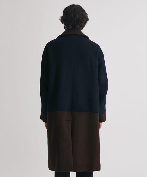 UNITED TOKYO（ユナイテッドトウキョウ）の「COLOR BLOCK ULSTER COAT（ダウンジャケット/コート・メンズ・ネイビー/ダークグレー・2/1）」の22枚目の写真
