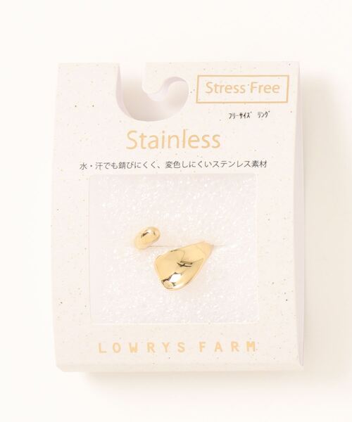 LOWRYS FARM(ローリーズファーム)の「ステンレス1Pリング 180651(リング・レディース・その他1/その他2/オフホワイト/ブルー系その他/イエロー系その他・FREE)」の19枚目の写真