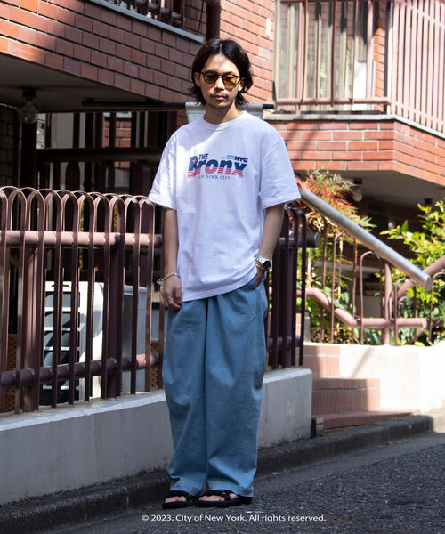 GOOD ROCK SPEED（グッドロックスピード）の「【GOOD ROCK SPEED/グッドロックスピード】NYCプリントTシャツ（Tシャツ/カットソー・メンズ・ライトグレー/ネイビー/ホワイト・M/L）」の7枚目の写真