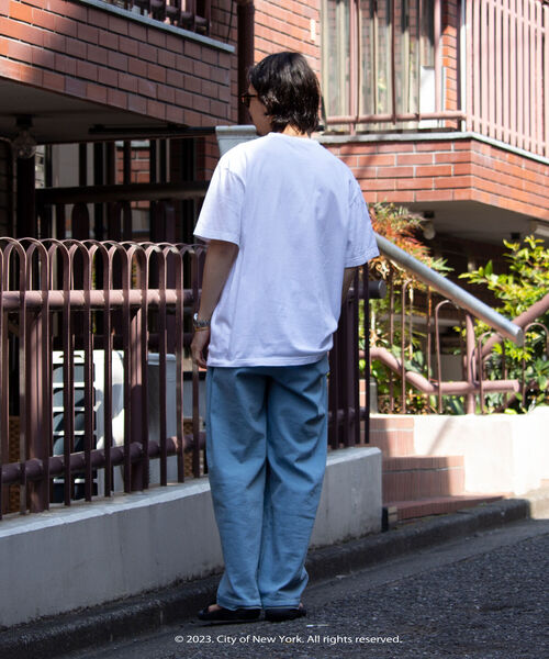 GOOD ROCK SPEED（グッドロックスピード）の「【GOOD ROCK SPEED/グッドロックスピード】NYCプリントTシャツ（Tシャツ/カットソー・メンズ・ライトグレー/ネイビー/ホワイト・M/L）」の8枚目の写真