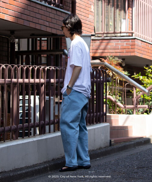 GOOD ROCK SPEED（グッドロックスピード）の「【GOOD ROCK SPEED/グッドロックスピード】NYCプリントTシャツ（Tシャツ/カットソー・メンズ・ライトグレー/ネイビー/ホワイト・M/L）」の9枚目の写真