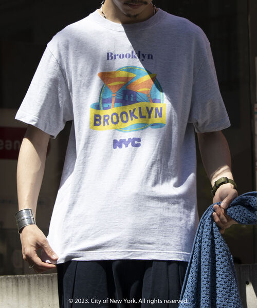 GOOD ROCK SPEED（グッドロックスピード）の「【GOOD ROCK SPEED/グッドロックスピード】NYCプリントTシャツ（Tシャツ/カットソー・メンズ・ライトグレー/ネイビー/ホワイト・M/L）」の18枚目の写真