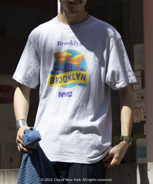 GOOD ROCK SPEED（グッドロックスピード）の「【GOOD ROCK SPEED/グッドロックスピード】NYCプリントTシャツ（Tシャツ/カットソー・メンズ・ライトグレー/ネイビー/ホワイト・M/L）」の19枚目の写真