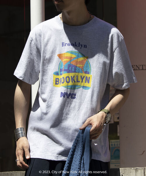 GOOD ROCK SPEED（グッドロックスピード）の「【GOOD ROCK SPEED/グッドロックスピード】NYCプリントTシャツ（Tシャツ/カットソー・メンズ・ライトグレー/ネイビー/ホワイト・M/L）」の22枚目の写真