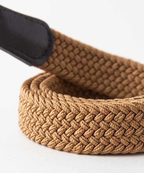 JEANS MATE（ジーンズメイト）の「30mm　ゴムメッシュベルト（ベルト・メンズ・ブラック/ベージュ/ネイビー・FREE）」の8枚目の写真