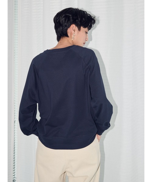 AMERICAN HOLIC(アメリカンホリック)の「ラグランスリーブロゴカットプルオーバー(Tシャツ/カットソー・レディース・オフホワイト/ネイビー/オレンジ・M/L)」の16枚目の写真