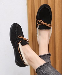 STYLEBLOCK | 内ファーモカシンシューズ(パンプス)