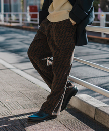 EDIFICE LA BOUCLE | 【LA BOUCLE / ラブークル】1タック イージーパンツ（ブラッシュド パターン）(その他パンツ)