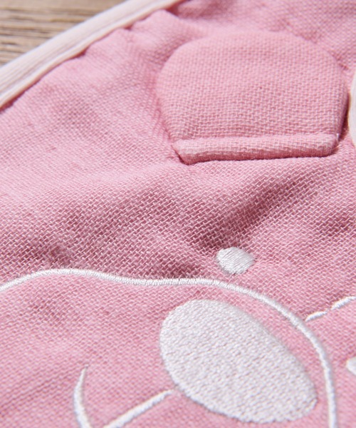 CUISINE HABITS（クイジーヌハビッツ）の「BABY GAUZE BIB ビブ スタイ（ベビーギフト・キッズ・ピンク/ブルー・フリー）」の5枚目の写真