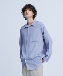 ADAM ET ROPE' | Naia(TM)ビンテージワッシャー アセテート オーバーサイズ レギュラーカラーシャツ/サステナブル(シャツ/ブラウス)