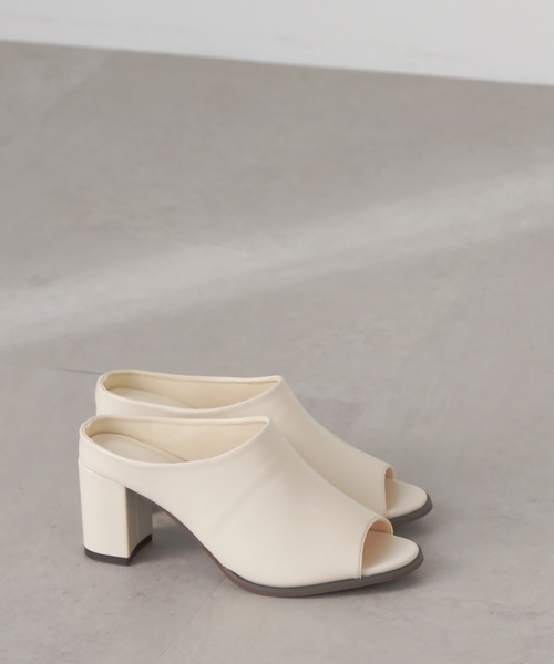 N.(N. Natural Beauty Basic)(エヌエヌナチュラルビューティーベーシック)の「◆ミュールサンダル(サンダル・レディース・ナチュラル/ブラック/ベージュ・SMALL/MEDIUM/LARGE)」の5枚目の写真