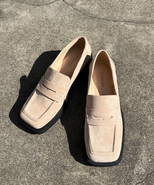 CIAOPANIC（チャオパニック）の「スクエアボリュームローファー（ローファー・レディース・ブラック/ベージュ・LARGE/SMALL/MEDIUM）」の21枚目の写真