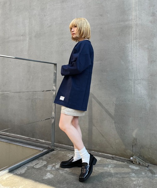 CIAOPANIC（チャオパニック）の「スクエアボリュームローファー（ローファー・レディース・ブラック/ベージュ・LARGE/SMALL/MEDIUM）」の7枚目の写真