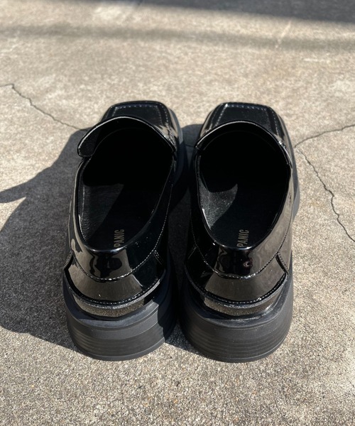 CIAOPANIC（チャオパニック）の「スクエアボリュームローファー（ローファー・レディース・ブラック/ベージュ・LARGE/SMALL/MEDIUM）」の13枚目の写真