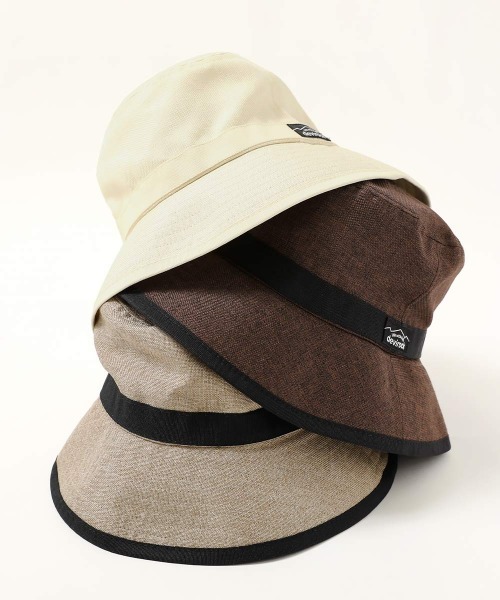 devirock（デビロック）の「UVカット 折りたためるバケットハット（ハット・キッズ・ベージュ/ブラウン/キナリ・52/54/56/58）」の9枚目の写真