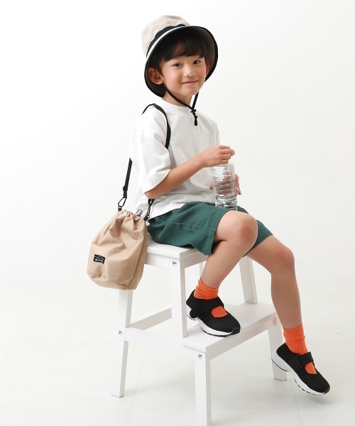 devirock（デビロック）の「UVカット 折りたためるバケットハット（ハット・キッズ・ベージュ/ブラウン/キナリ・52/54/56/58）」の5枚目の写真