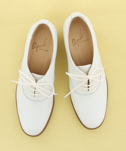 apres（アプレ）の「防水｜レースアップシューズ　8650419（ドレスシューズ・レディース・ブラック/ベージュ/ホワイト・23.5cm/24.5cm/24.0cm/23.0cm/22.5cm）」の19枚目の写真