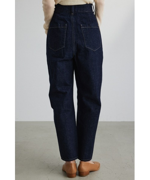 STYLEMIXER(スタイルミキサー)の「ラウンドタックデニム(デニムパンツ・レディース・インディゴブルー・MEDIUM/SMALL/X-SMALL)」の9枚目の写真