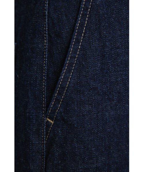 STYLEMIXER(スタイルミキサー)の「ラウンドタックデニム(デニムパンツ・レディース・インディゴブルー・MEDIUM/SMALL/X-SMALL)」の3枚目の写真