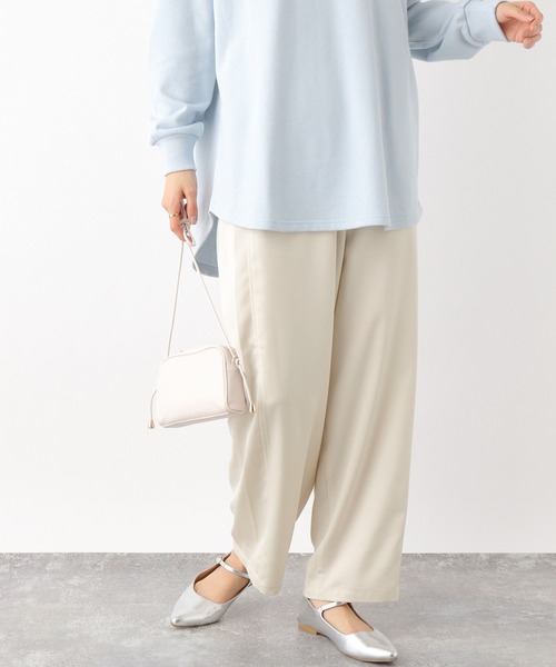 LEPSIM(レプシィム)の「ツヤサテンイージーパンツ 179313(その他パンツ・レディース・アイボリー/カーキ/ブラック/ライトピンク・FREE)」の20枚目の写真