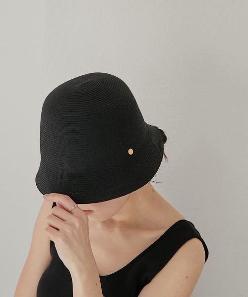 PAPILLONNER（パピヨネ）の「ブレードベルハット/PAPILLONNER/パピヨネ（ハット・レディース・ブラック/ベージュ・FREE）」の6枚目の写真