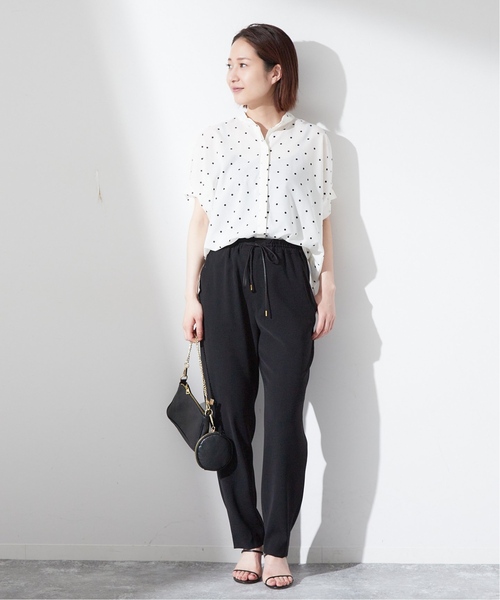 journal standard L'essage（ジャーナルスタンダードレサージュ）の「《追加》タックスリーブシャツ（シャツ/ブラウス・レディース・コバルトブルー/クリアブルー/ブラック系その他/ブラウン/ホワイト系その他・FREE）」の16枚目の写真