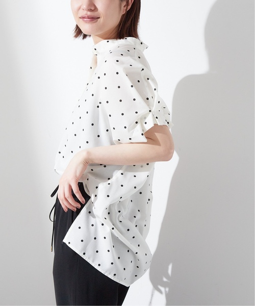 journal standard L'essage（ジャーナルスタンダードレサージュ）の「《追加》タックスリーブシャツ（シャツ/ブラウス・レディース・コバルトブルー/クリアブルー/ブラック系その他/ブラウン/ホワイト系その他・FREE）」の18枚目の写真