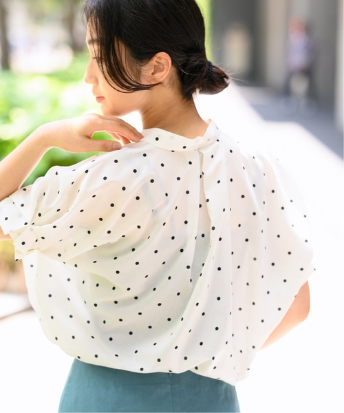 journal standard L'essage（ジャーナルスタンダードレサージュ）の「《追加》タックスリーブシャツ（シャツ/ブラウス・レディース・コバルトブルー/クリアブルー/ブラック系その他/ブラウン/ホワイト系その他・FREE）」の22枚目の写真