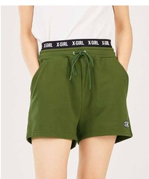 X-girl | LOGO WAIST SHORT PANTS(スウェットパンツ)