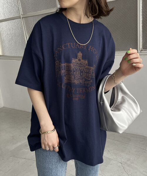 WEB限定】モチーフ刺繍ロゴTシャツ《ユニセックス》（Tシャツ