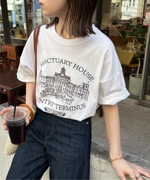 DISCOAT | 【WEB限定】モチーフ刺繍ロゴTシャツ《ユニセックス》(Tシャツ/カットソー)